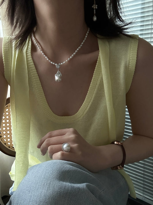 collana pendente barocco