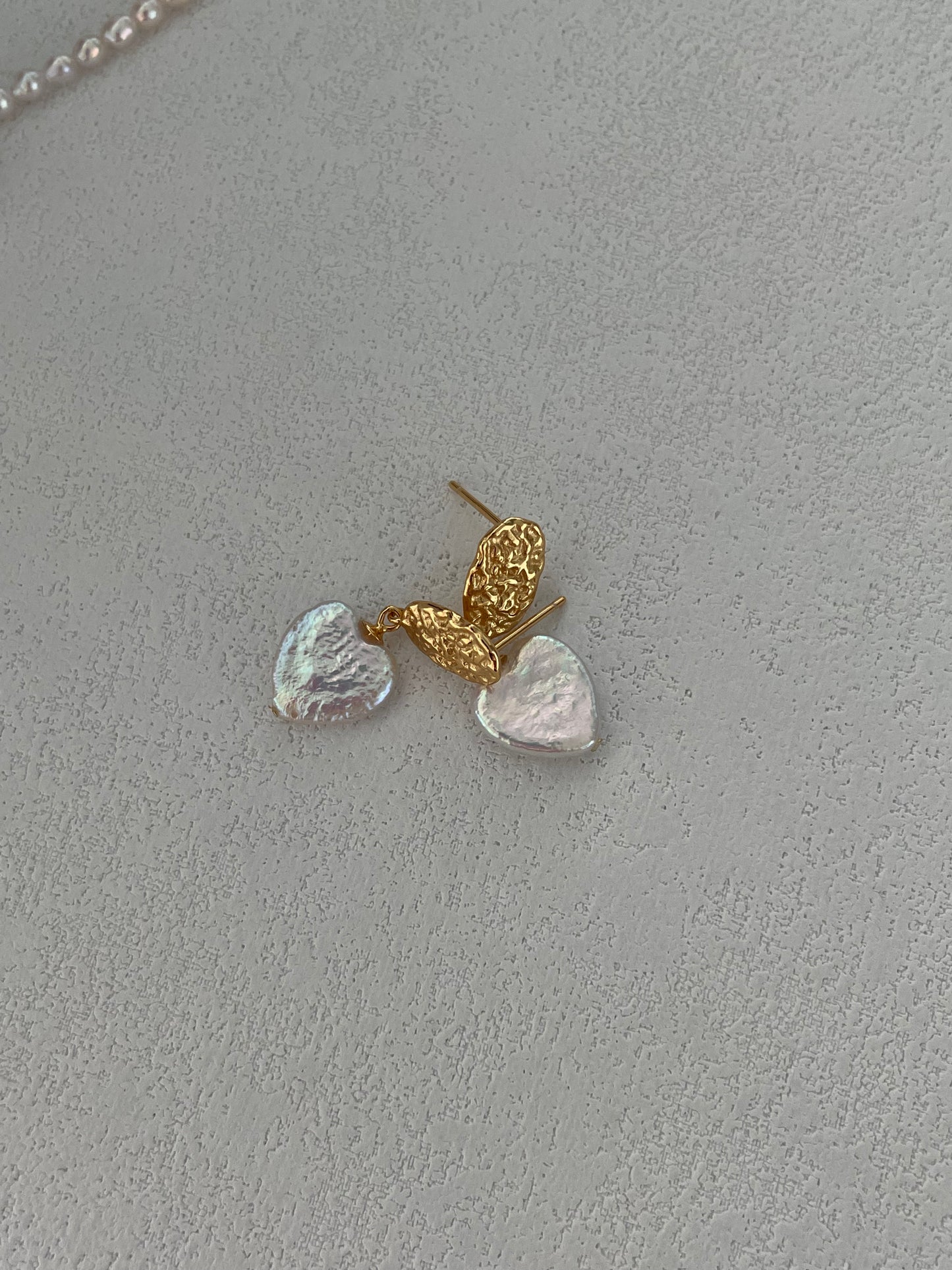 vintage heart earrings