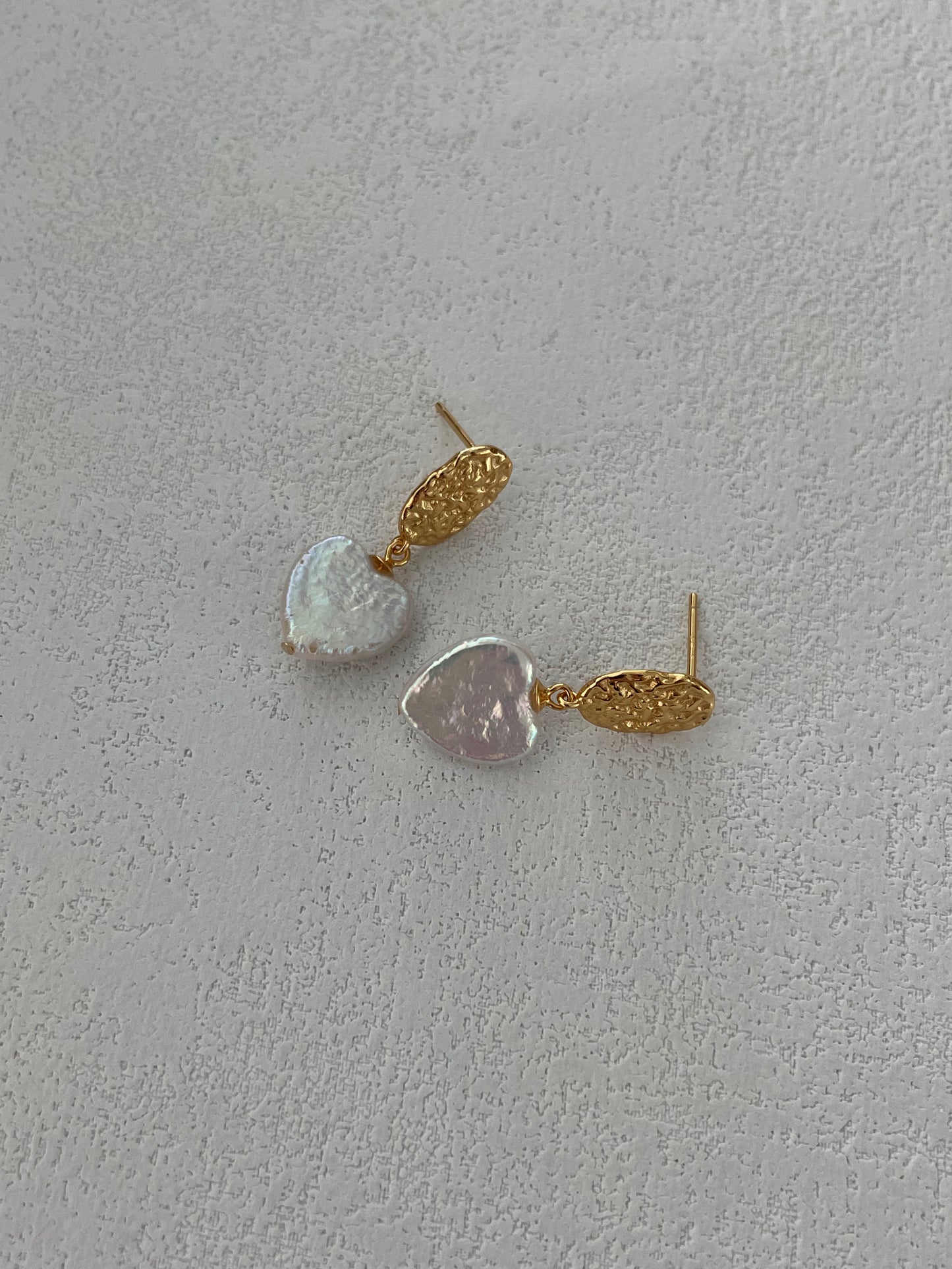 vintage heart earrings