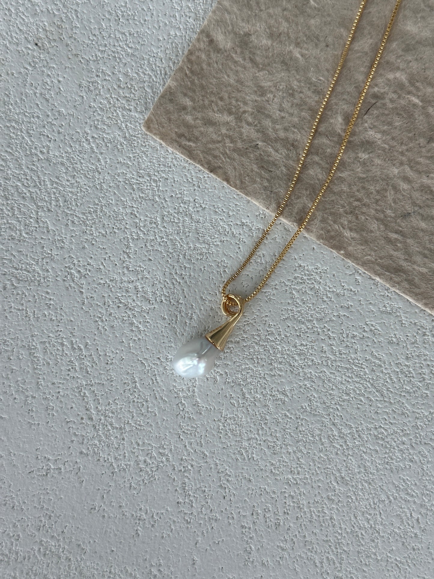 baroque moustache necklace