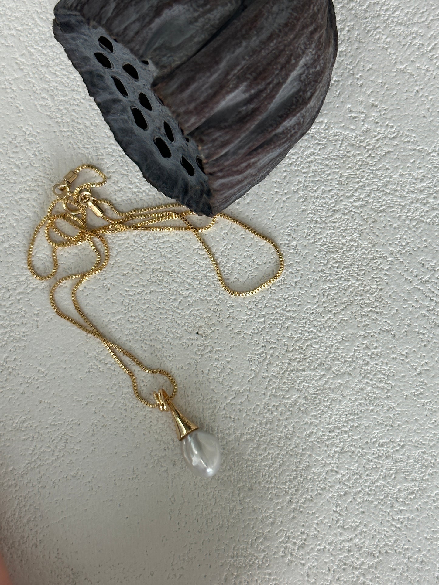 baroque moustache necklace