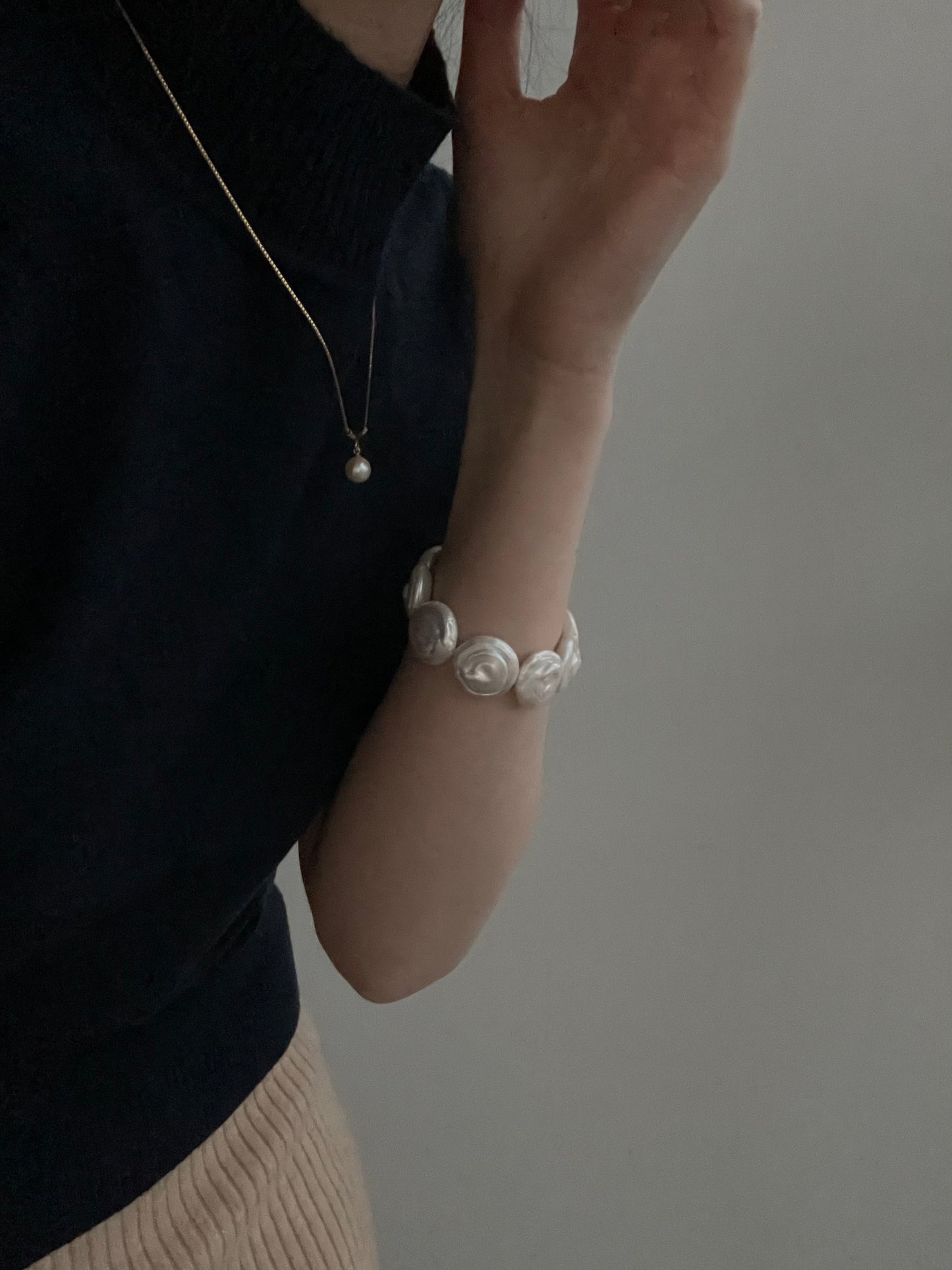 bracciale barocco rotondo e paffuto