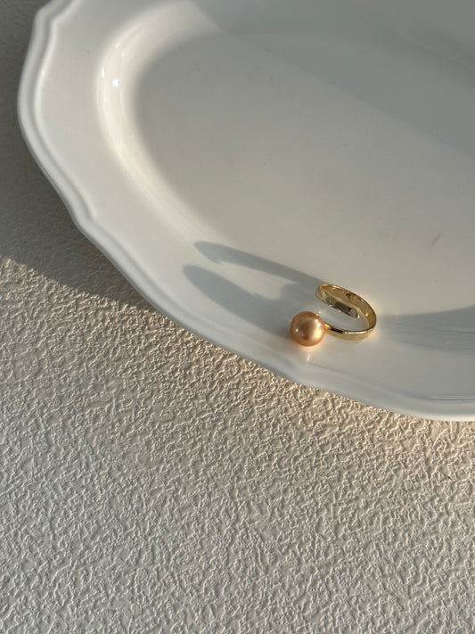 anello di perle d'acqua dolce