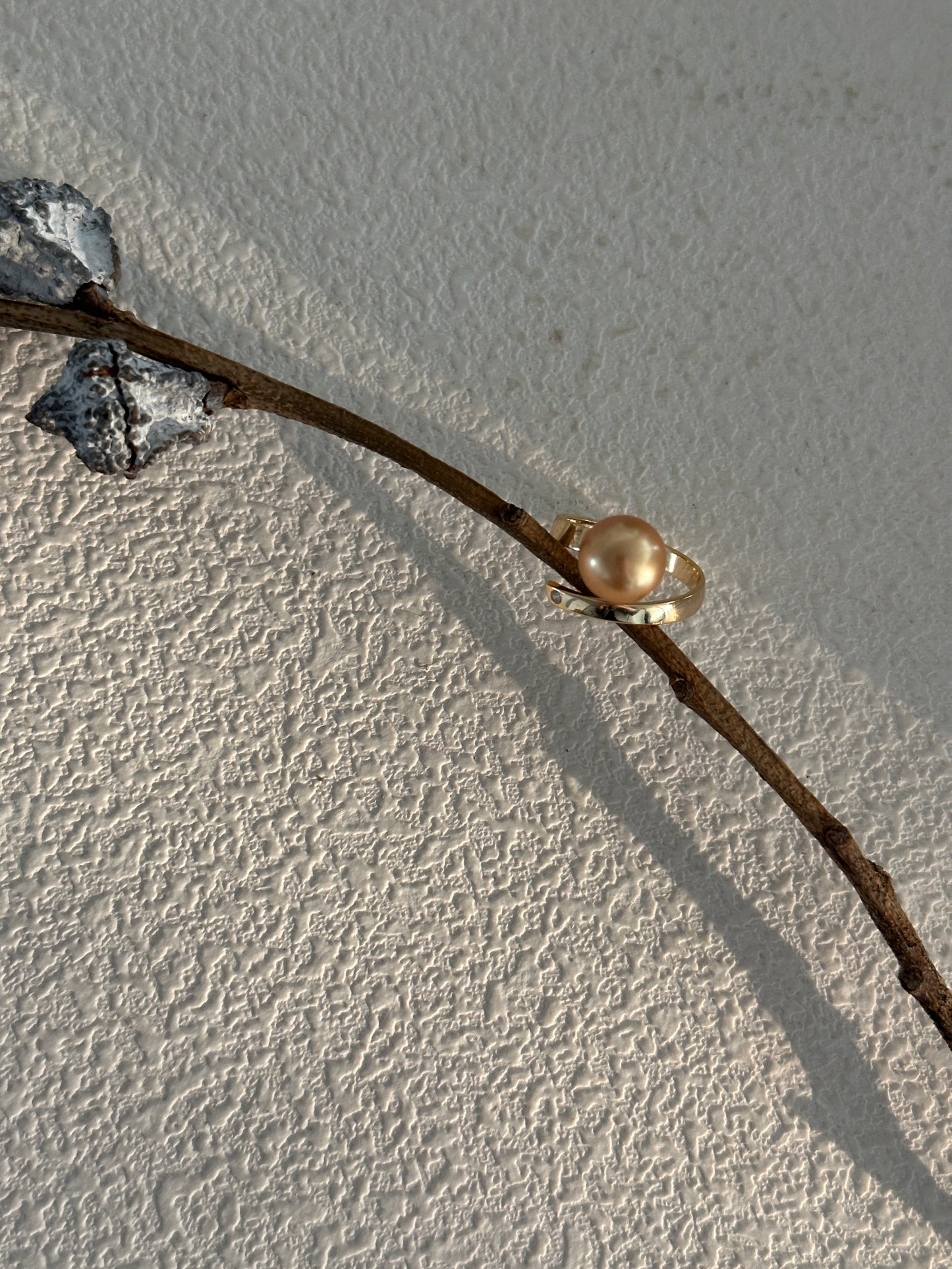 anello di perle d'acqua dolce