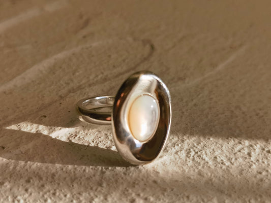 anello in madreperla