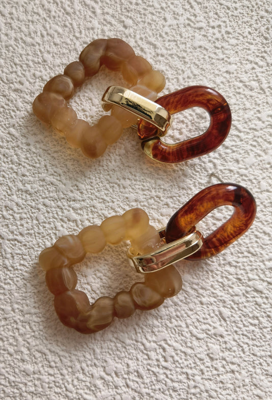 resin earrings