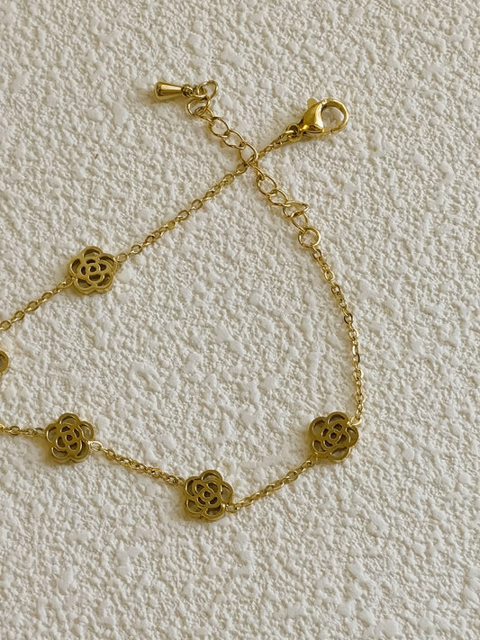 5 flowers bracelet